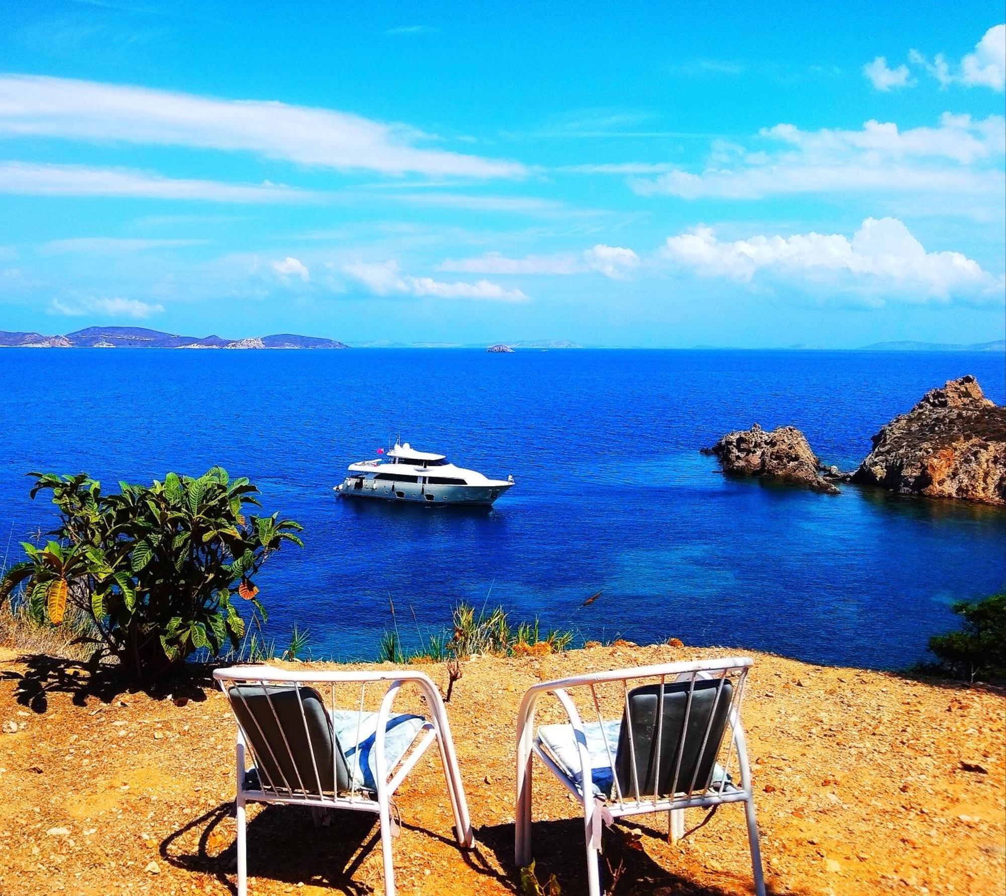 Patmos Garden Sea Apartment Grikos Bay  Exterior photo
